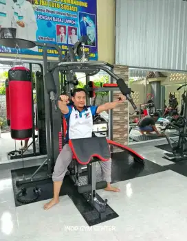 HOME GYM 3 SISI SAMSAK FREE SARUNG TINJU ALAT FITNESS BARU