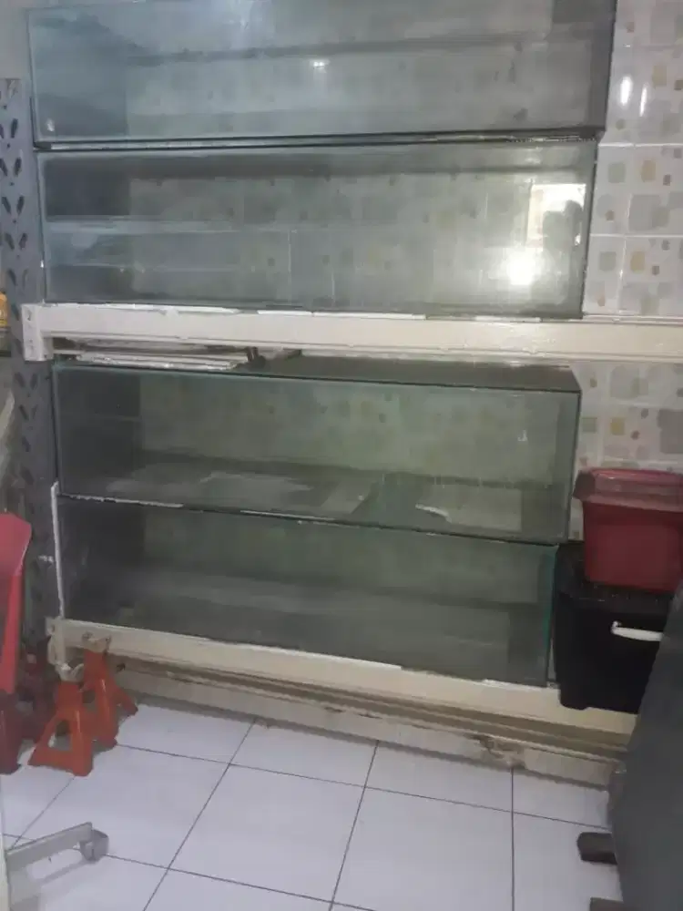 Aquarium ikan atau reptil