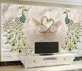 Jual gorden hordeng gordyn tirai jendela wallpaper dinding 3d custom