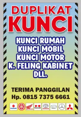 kunci motor  variasi