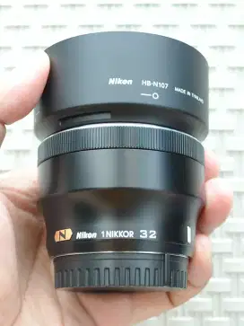 Lensa nikon afs 32mm f1.2 nikon j/v