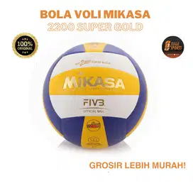 BOLA VOLI MIKASA MV 2200 SUPER GOLD ORIGINAL 100% JAPAN SUNRISE