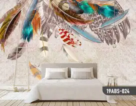 Pesan wallpaper dinding 3d custom toko jual dan pasang gorden murah