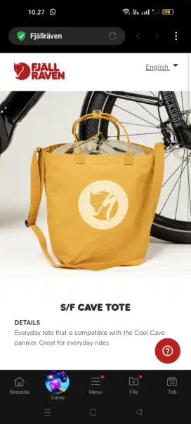 Tote bag Fjallraven Specialized