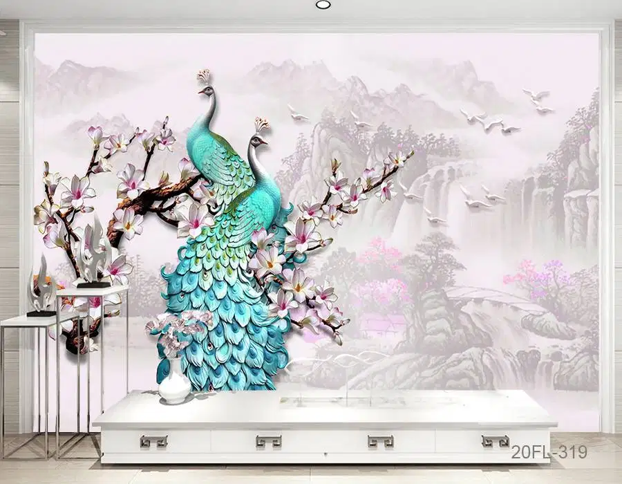 Pesan wallpaper dinding 3d custom toko jual dan pasang gorden murah