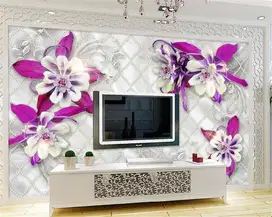 Jual gorden hordeng gordyn tirai jendela wallpaper dinding 3d custom