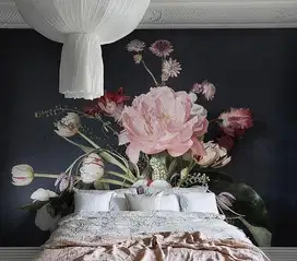 Pesan wallpaper dinding 3d custom toko jual dan pasang gorden murah