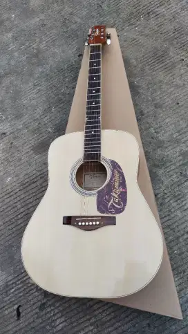 Gitar akustik jumbo tanam besi TR