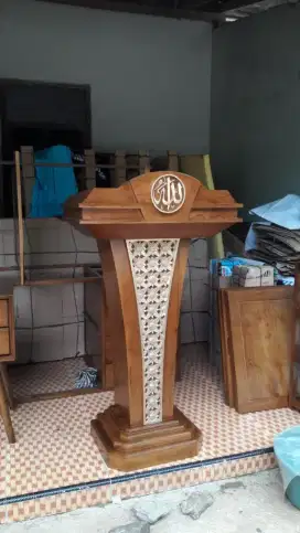 Mimbar masjid podium ready banyak model