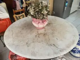 Meja makan marmer ori dr th 18xx