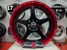 Velg mobil  bss r17 raize vios mobillio avanza jazz yaris dll