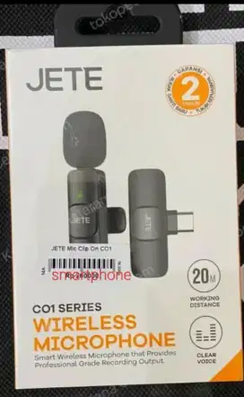 Mic Microphone Mikrofon Wireless Smartphone Video Jete CO1