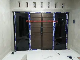 Pintu aluminium plus pasang