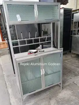 Rak piring 2 pintu murah no triplek