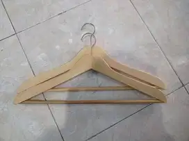 Hanger KAYU PALANG  warna natural dewasa