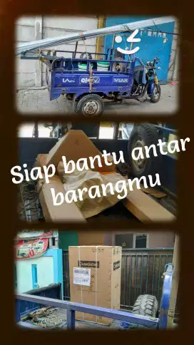 Jasa angkut motor roda 3 siap angkut barang dilokasi sempit