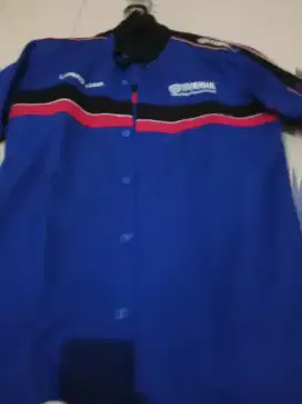 Baju berkerah yamaha