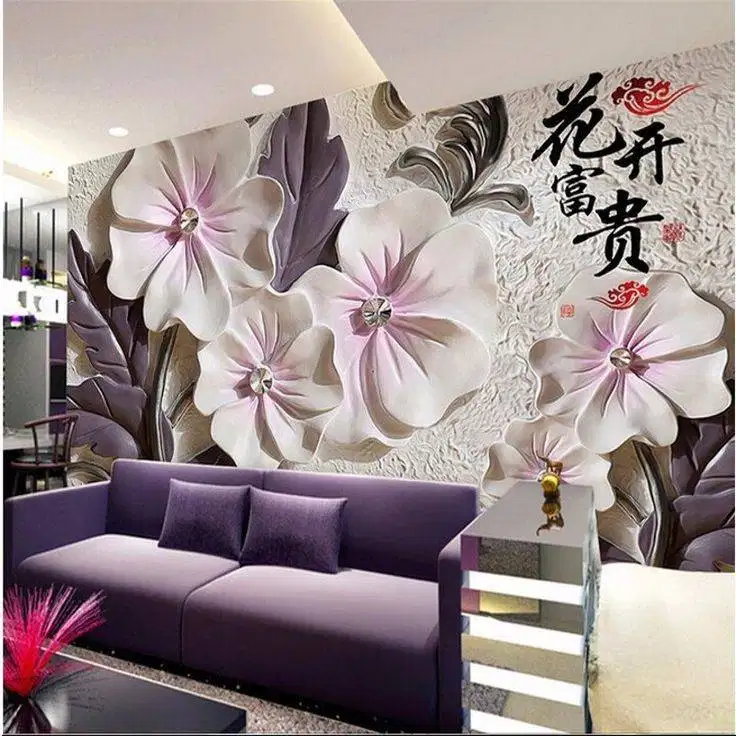 Jual gorden hordeng gordyn tirai jendela wallpaper dinding 3d custom