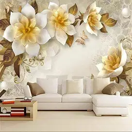 Jual gorden hordeng gordyn tirai jendela wallpaper dinding 3d custom