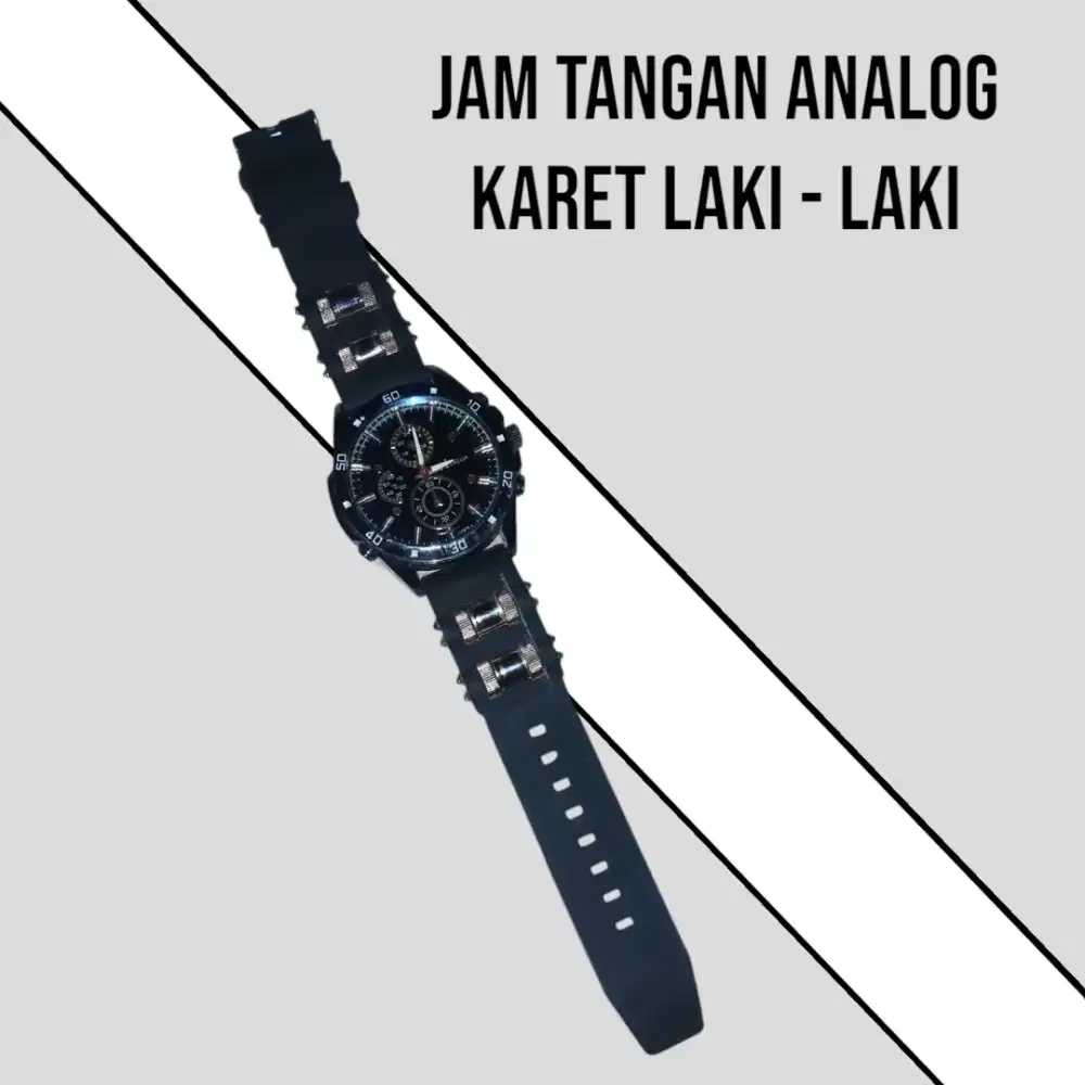 Jam tangan karet analog
