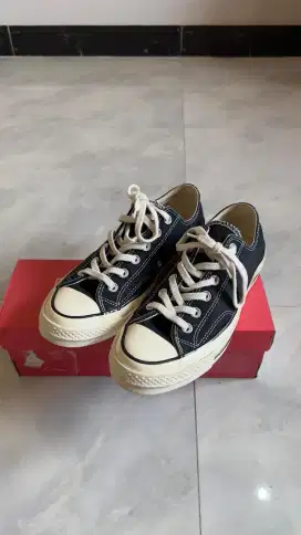 Converse 70'S low black white