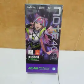 Infinix note 40 pro 5G 8/256GB garansi resmi