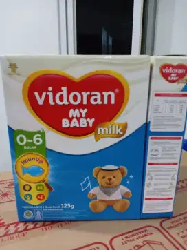 Susu Formula Vidoran My Baby 0-6 bulan 125gram (1karton isi 24 box)