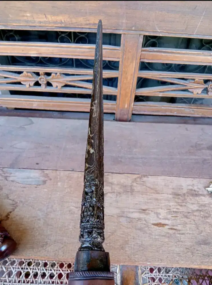 Jual tombak kerajaan kuno antik pandito semedi 4 penjuru mata angin