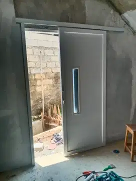 Terima pesanan kusen pintu jendela kaca aluminium+pasang