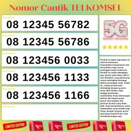 Nomor Cantik Kartu Perdana Simpati 4G 5G Telkomsel VIP Simpati 12356