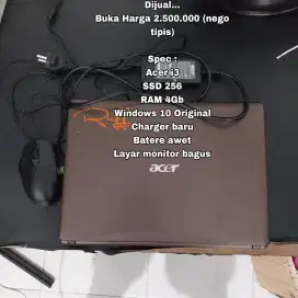 Jual cepat laptop acer