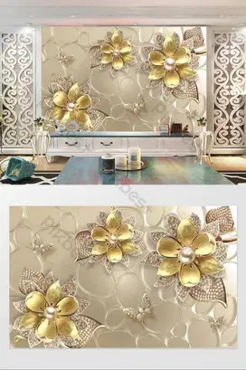 Pesan wallpaper dinding 3d custom toko jual dan pasang gorden murah