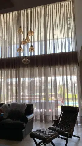 Pasang gordyn gorden hordeng murah vertikal roll blind jasa tirai viv
