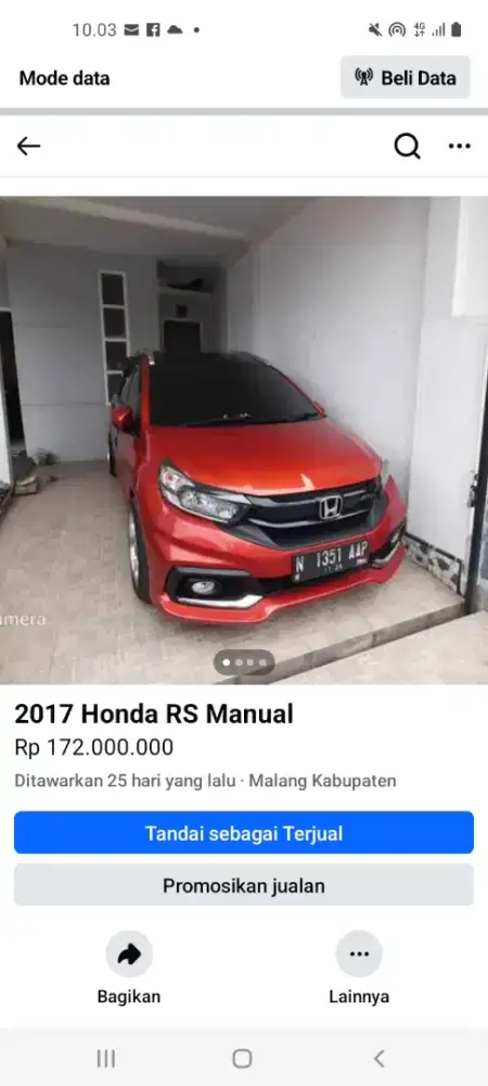 Mobilio RS 2017