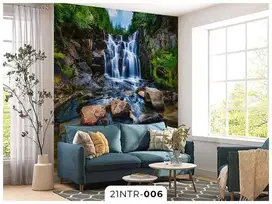 Jual gorden hordeng gordyn tirai jendela wallpaper dinding 3d custom