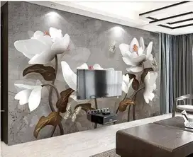 Pesan wallpaper dinding 3d custom toko jual dan pasang gorden murah