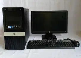 Komputer Full Set Intel G Ram 4 GB HDD 500 GB Sudah terinstal Win 10