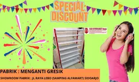 Gondola jawa rak supermaket toko harga murah