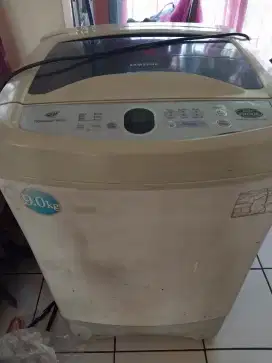 Mesin cuci samsung automatic kapasitas 9kg mulus