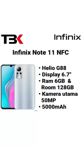 Infinix Note 11 NFC 6/128GB Ori Second