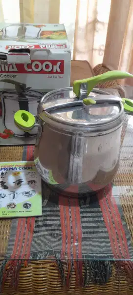 DIJUAL  PANCI PRESTO BARU UK.9LT  PRIMA COOK(BARU)  +Dus+ BUKU RESEP