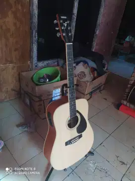 Gitar akustik elektrik f310 custom new