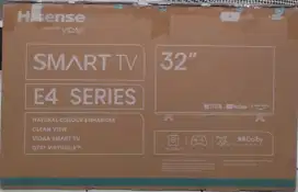 HISENSE SMART TV 32 INCH , KONDISI LIKE NEW , FULLSET LENGKAP DUS ,