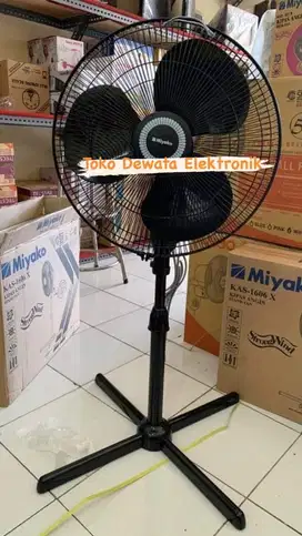 Kipas angin berdiri Miyako 16” angin kencang garansi resmi 3tahun