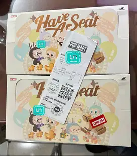 Labubu Pop Mart Have A Seat V2 Original (READY c/w receipt