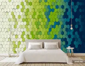 Jual gorden hordeng gordyn tirai jendela wallpaper dinding 3d custom