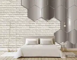 Jual gorden hordeng gordyn tirai jendela wallpaper dinding 3d custom