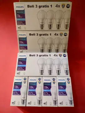 Lampu led philips beli 3 gratis 1 (1 pack isi 4pcs)