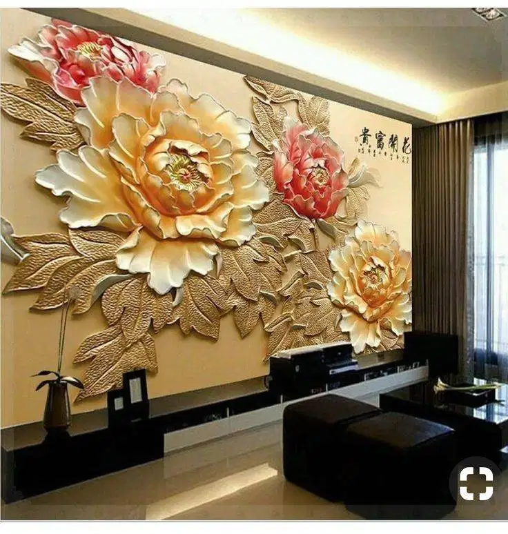Jual gorden hordeng gordyn tirai jendela wallpaper dinding 3d custom