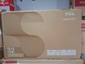 Android TV TCL 32inci. Baru